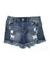 Almost Famous Blue Denim Shorts Size 11 - photo 1