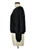 Hippie Rose Black Long Sleeve Blouse Size L - photo 5