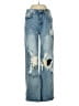 Almost Famous Graphic Blue Jeans Size 3 - photo 1