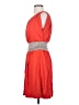 Express Color Block Red Cocktail Dress Size XS - photo 5