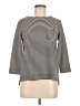 Elle Stripes Ivory 3/4 Sleeve Top Size M - photo 1