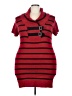 Extra Touch 100% Acrylic Red Casual Dress Size 3X - photo 1