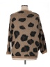 She + Sky 100% Acrylic Animal Print Brown Pullover Sweater One size - photo 2