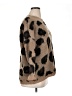 She + Sky 100% Acrylic Animal Print Brown Pullover Sweater One size - photo 4