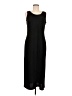 Unbranded Solid Black Casual Dress Size 8 - photo 1