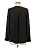 H&M 100% Polyester Black Long Sleeve Blouse Size 6 - photo 2