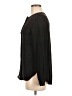 H&M 100% Polyester Black Long Sleeve Blouse Size 6 - photo 5