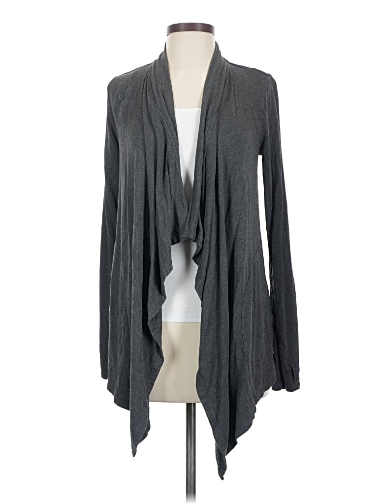 Pre-owned Mpg Cardigan Sweater In Gray