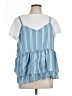 Torrid Blue Sleeveless Blouse Size Lg Plus (0) - photo 1