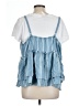 Torrid Blue Sleeveless Blouse Size Lg Plus (0) - photo 2