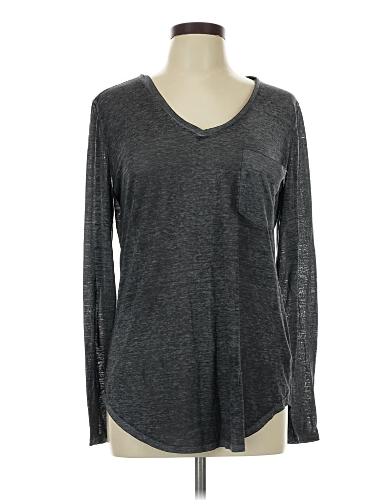 Pre-owned Another Love Long Sleeve T-shirt In Gray