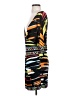 BCBGMAXAZRIA Print Black Cocktail Dress Size S - photo 5