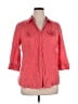 Lane Bryant Red 3/4 Sleeve Button-Down Shirt Size 14 - 16 Plus - photo 1