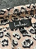 Lulus 100% Polyester Animal Print Brown Short Sleeve Blouse Size S - photo 6