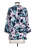 J.Jill 100% Rayon Floral Blue 3/4 Sleeve Blouse Size S - photo 2