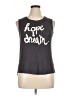 Eyeshadow Gray Sleeveless T-Shirt Size XL - photo 1