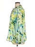 Zara Print Green 3/4 Sleeve Blouse Size XL - photo 5