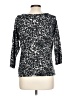Rafaella 100% Cotton Animal Print Black Pullover Sweater Size L - photo 2