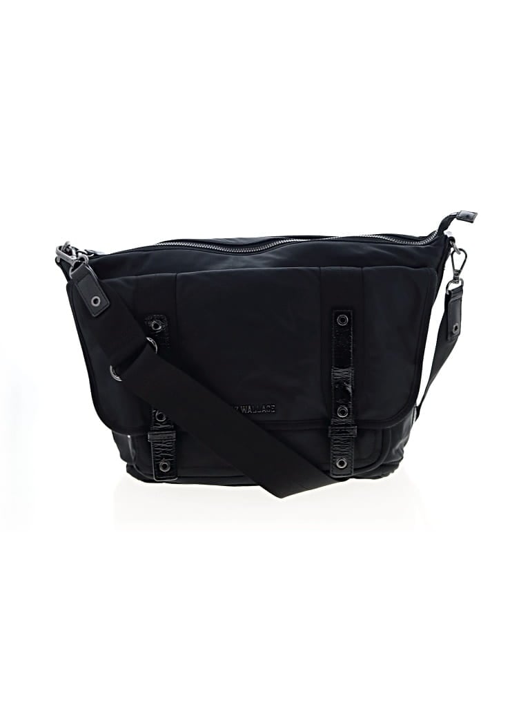 Pre-owned Mz Wallace Crossbody Bag In Black