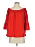 Nicole Miller Artelier Red 3/4 Sleeve Blouse Size S - photo 1