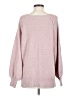 Bibi 100% Acrylic Pink Pullover Sweater Size S - photo 2