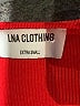 LNA Red 3/4 Sleeve Blouse Size XS - photo 7
