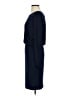 Chaps Solid Blue Casual Dress Size XS - photo 5