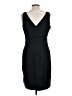 Sigrid Olsen 100% Polyester Solid Black Casual Dress Size 12 - photo 2