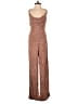 Style Rack 100% Rayon Tweed Brown Jumpsuit Size S - photo 1