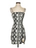 Garage Animal Print Silver Cocktail Dress Size XS - photo 1