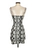 Garage Animal Print Silver Cocktail Dress Size XS - photo 2