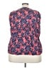 Caffe 100% Rayon Red Sleeveless Blouse Size 3X - photo 2