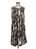 Calvin Klein Graphic Silver Casual Dress Size S - photo 1