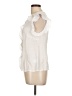 Nylon Apparel 100% Polyester Ivory Short Sleeve Blouse Size L - photo 5