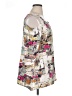 Hot Kiss Silver 3/4 Sleeve Blouse Size XL - photo 4