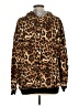 Unbranded Animal Print Brown Pullover Hoodie Size L - photo 2
