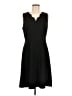 Talbots Solid Black Cocktail Dress Size 8 - photo 1