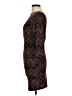 Veronica M. Chevron-herringbone Brown Cocktail Dress Size M - photo 5