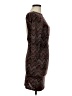 Veronica M. Chevron-herringbone Brown Cocktail Dress Size M - photo 4