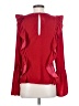 Amaryllis 100% Polyester Red Long Sleeve Blouse Size S - photo 2
