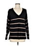 Bobeau Stripes Black Pullover Sweater Size M - photo 1