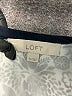 Ann Taylor LOFT 100% Polyester Graphic Blue Casual Dress Size XS - photo 7