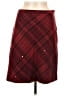 J.Crew Argyle Burgundy Wool Skirt Size 6 - photo 1