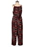 Greylin Graphic Burgundy Brown Jumpsuit Size S - photo 1