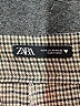 Zara Houndstooth Gray Casual Pants Size M - photo 7