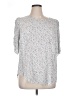 Torrid 100% Rayon Silver 3/4 Sleeve Blouse Size 1X Plus (1) - photo 1