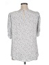 Torrid 100% Rayon Silver 3/4 Sleeve Blouse Size 1X Plus (1) - photo 2