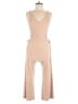 Caution to the Wind Stripes Tan Orange Jumpsuit Size 6 (estimated) - photo 1