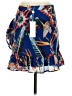 Red Carter 100% Polyester Tropical Blue Casual Skirt Size S - photo 2