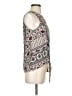 Dina Be 100% Rayon Gray Sleeveless Blouse Size S - photo 4